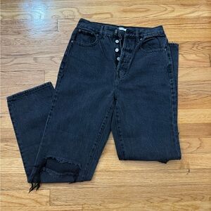 PacSun Black High-Rise Dad Jean